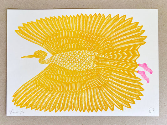 Feelin' Fly - A3 size Print - by Strangford