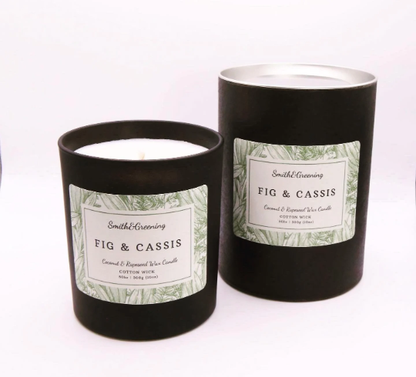 Fig & Cassis Candle: Small - by Smith & Greening