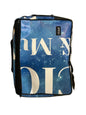 Workstation Bike Upcycled 2-way Backpack Blue -by NUKAK