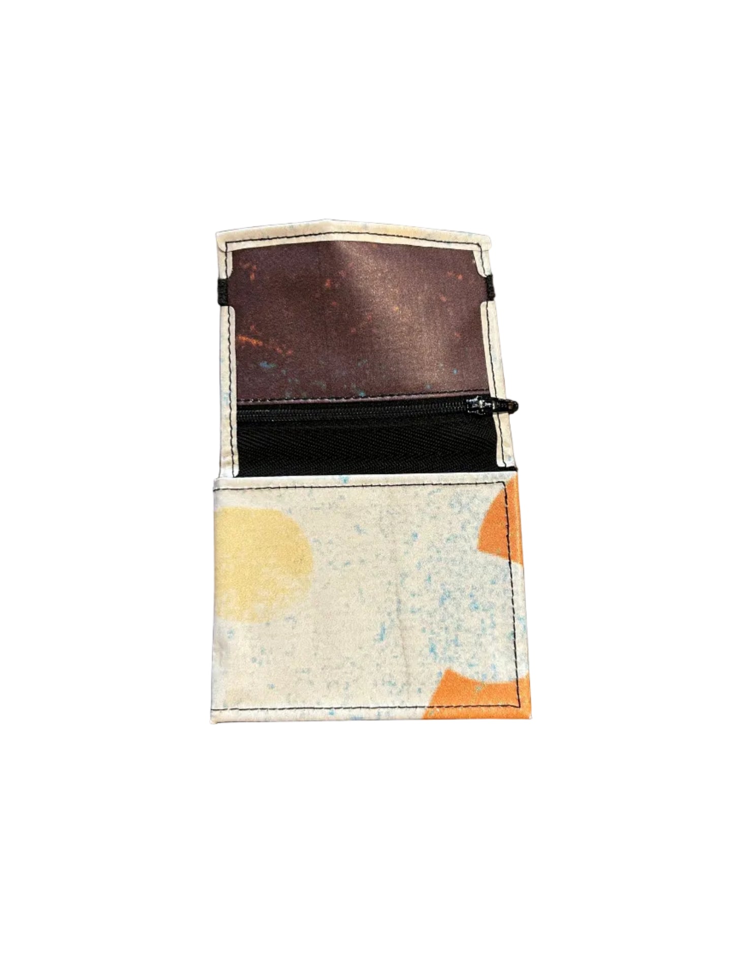 Lompakko Bann Upcycled Wallet White/Blue- by NUKAK