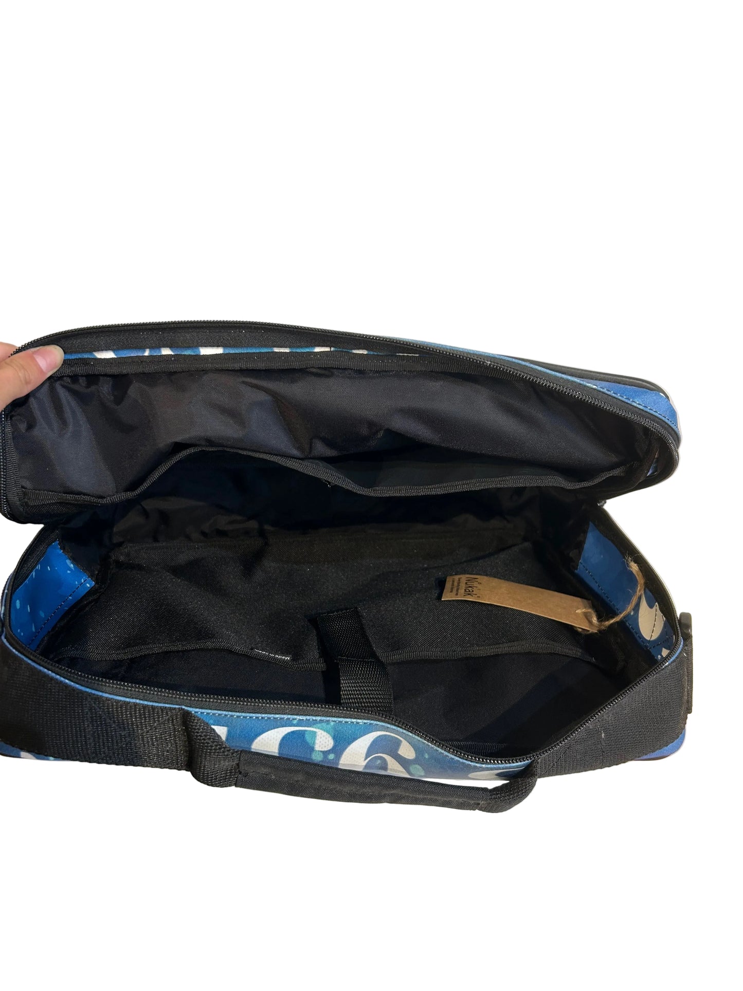 Workstation Bike Upcycled 2-way Backpack Blue -by NUKAK