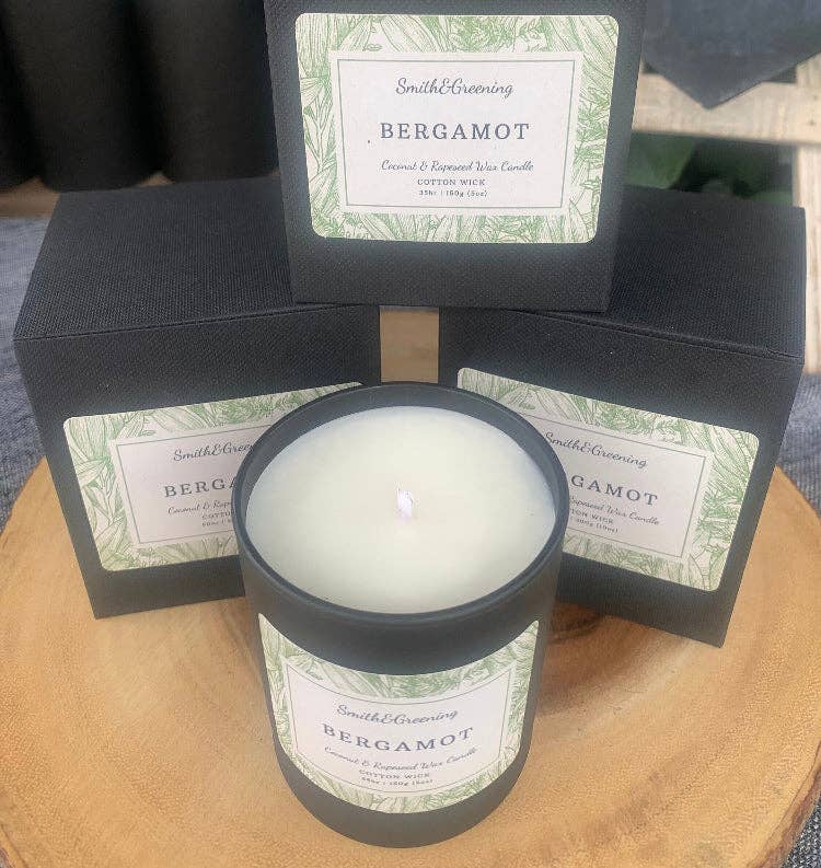 Bergamot Aromatherapy Candle: Medium - by Smith & Greening