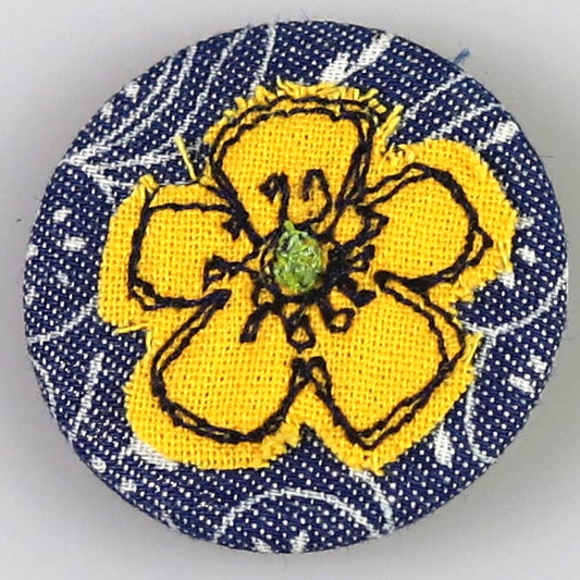 Poppy Treffry - Buttercup - pretty badge