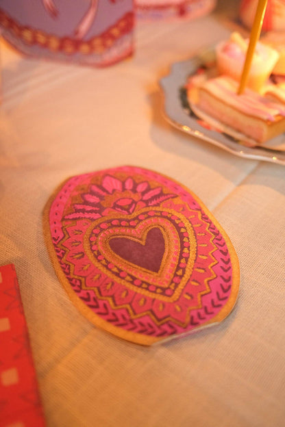 Heart of Feathers Greeting Card - by East End Press