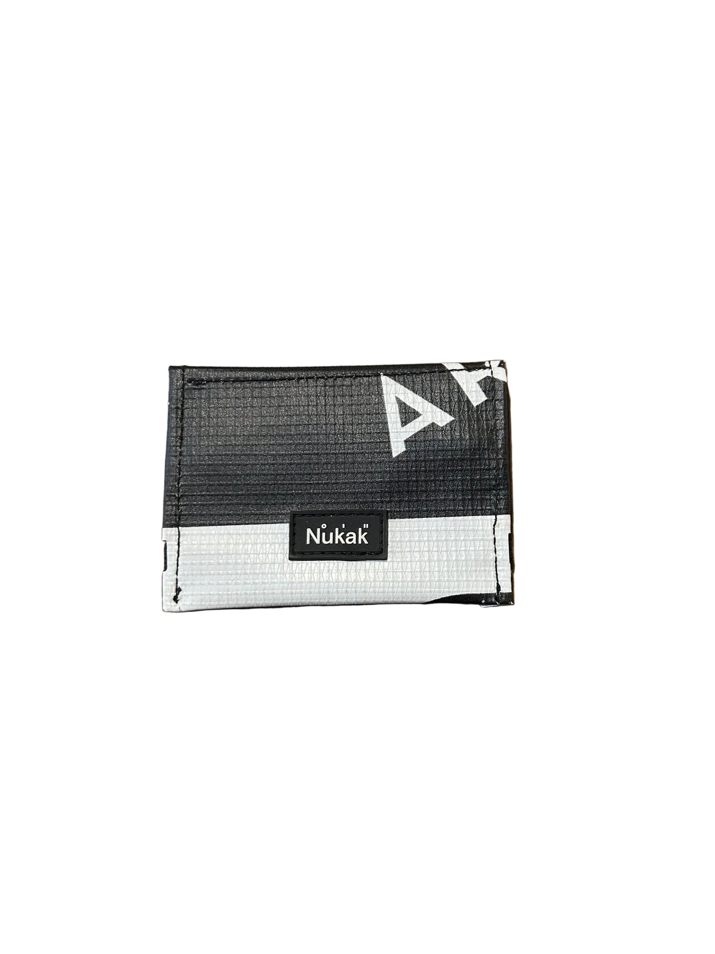 Micro Bann Upcycled Card Holder Black/White- by NUKAK