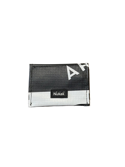 Micro Bann Upcycled Card Holder Black/White- by NUKAK
