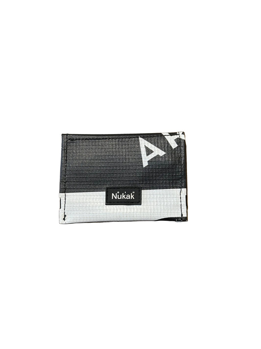 Micro Bann Upcycled Card Holder Black/White- by NUKAK