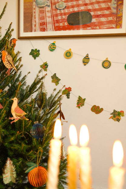 East End Press - UK/EU: Holly and Ivy Sewn Garland