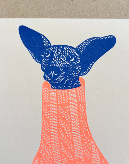 Knit Picker - A4 Size Print - by Strangford