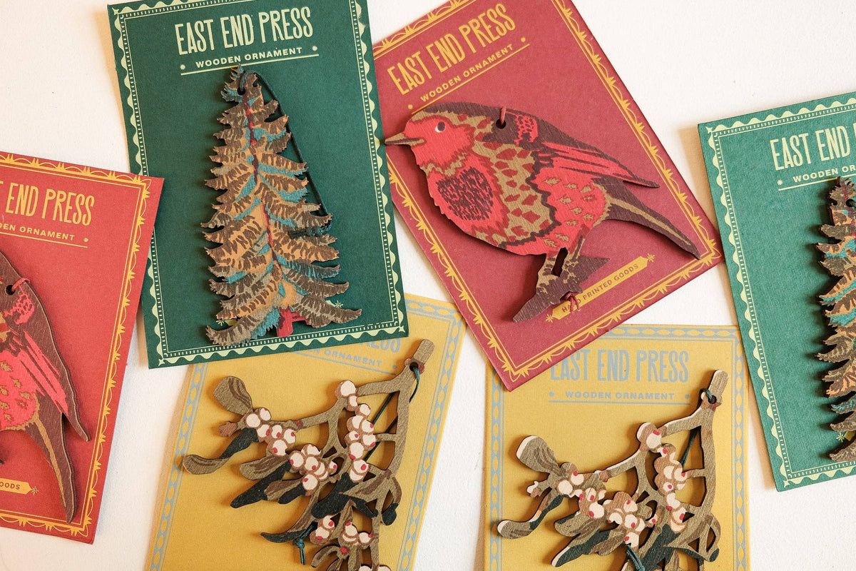 East End Press - UK/EU: Tree Wooden Ornament