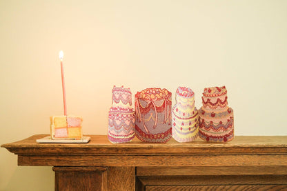 Birthday Cake Concertina Greeting Card - by East End Press