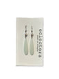 Ada Earrings by eclectera - Large recycled acrylic and pearl earrings