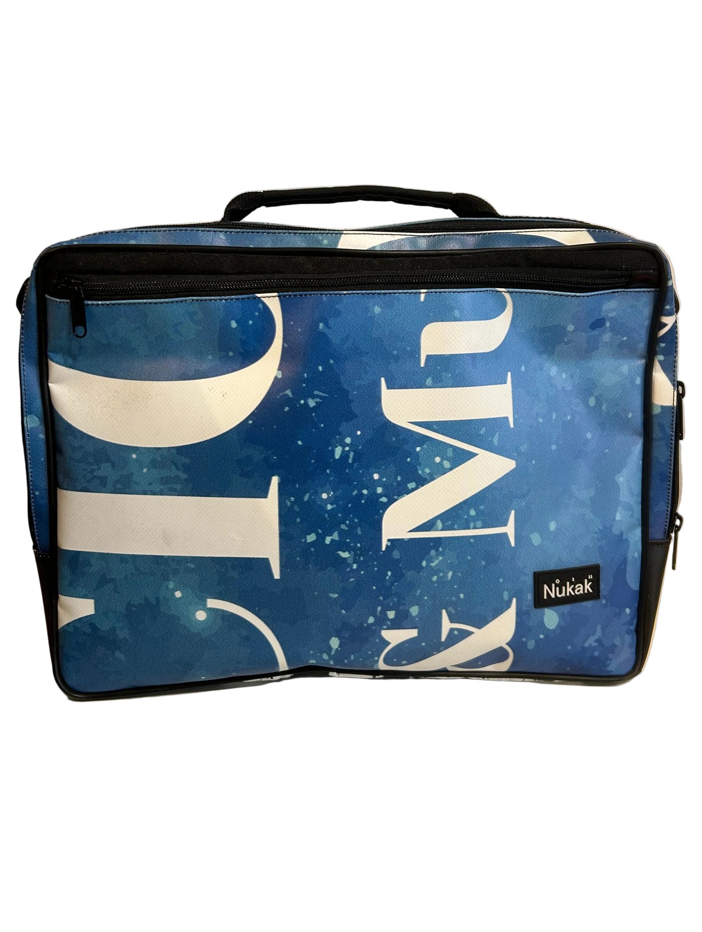 Workstation Bike Upcycled 2-way Backpack Blue -by NUKAK