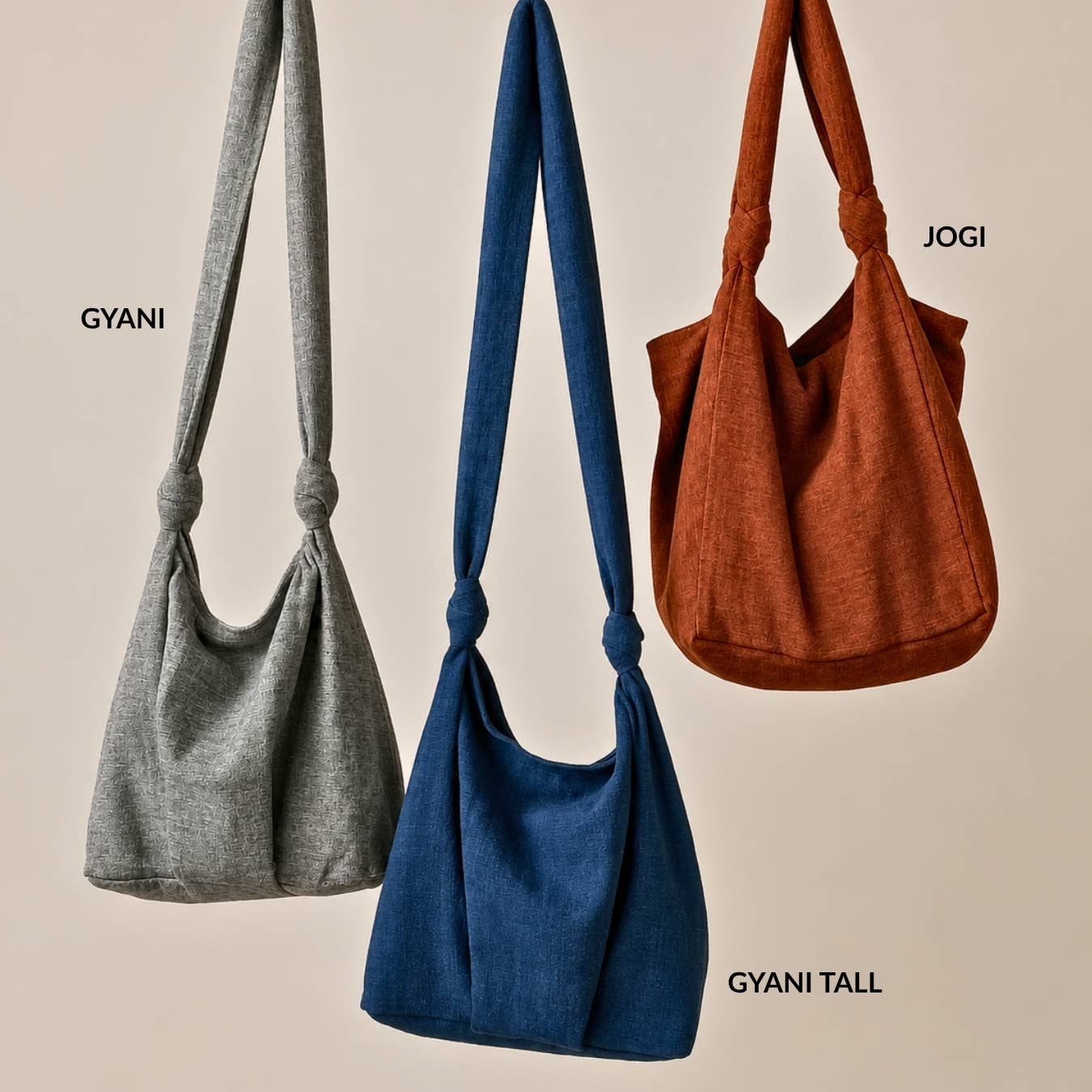 AURA QUE - JOGI Vegan Cotton Everyday Shoulder Bag