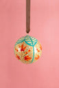 Daisy Snow - Cream & Teal Kashmiri Bauble