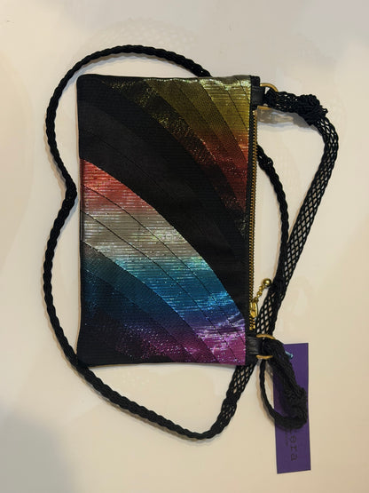 Obi Evening Bag by Eclectera- Black, multi
