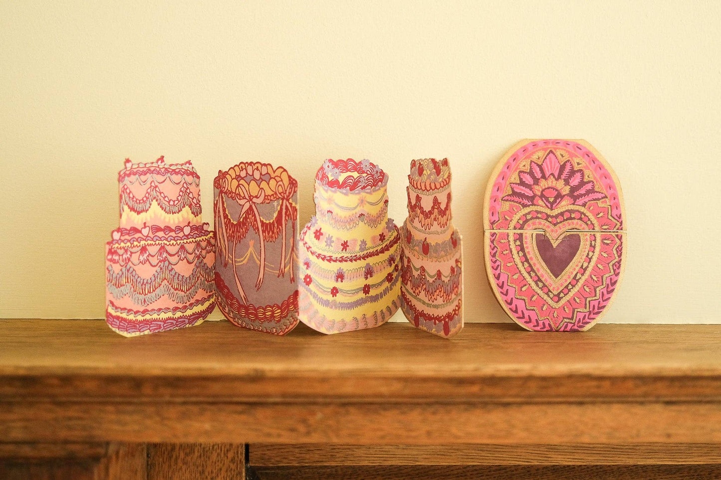 Heart of Feathers Greeting Card - by East End Press