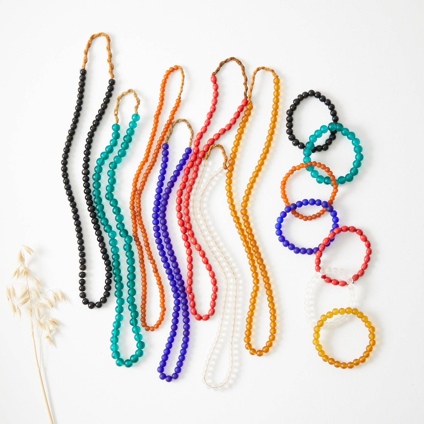 AURA QUE - JANGALI CLASSIC Recycled Glass Bead Jewellery