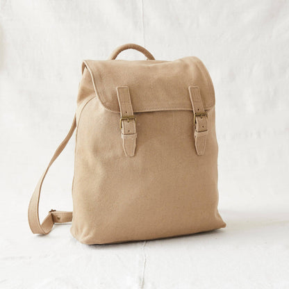 AURA QUE - LAKSHYA Unisex Vegan Canvas Backpack