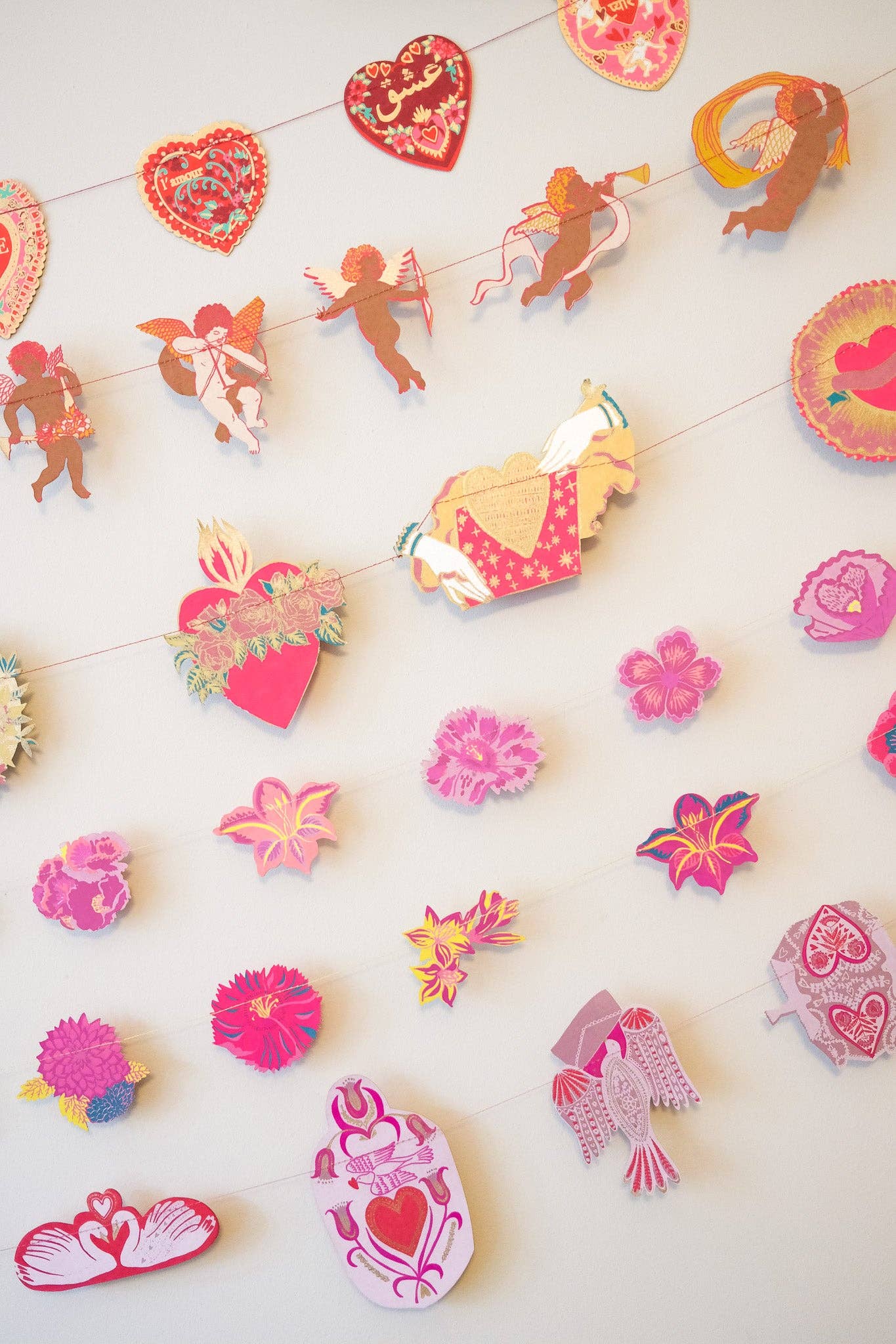 Spring Garden Sewn Garland - by East End Press