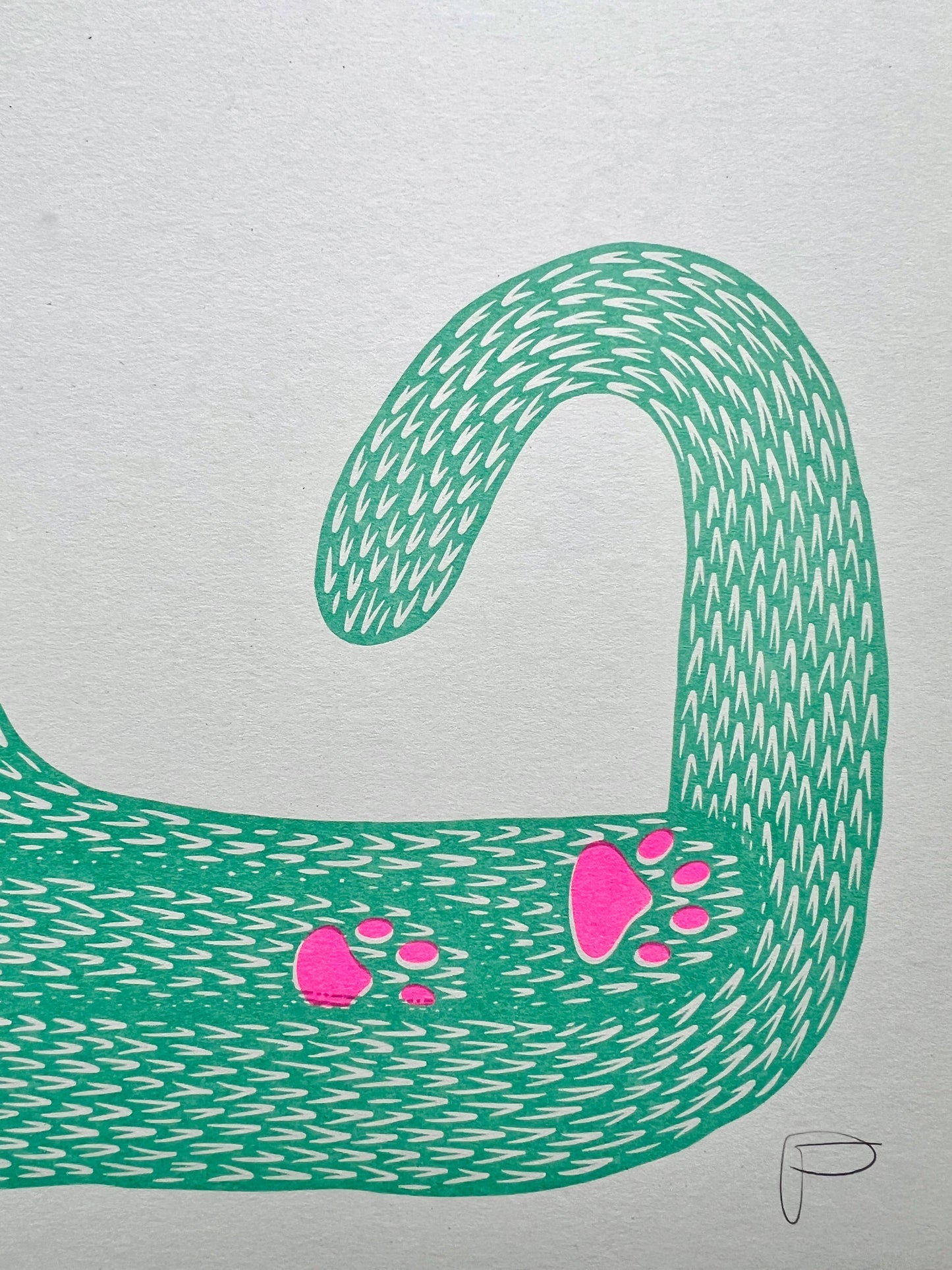 'Wet Ass Penelope' - A3 Riso Print - by Strangford