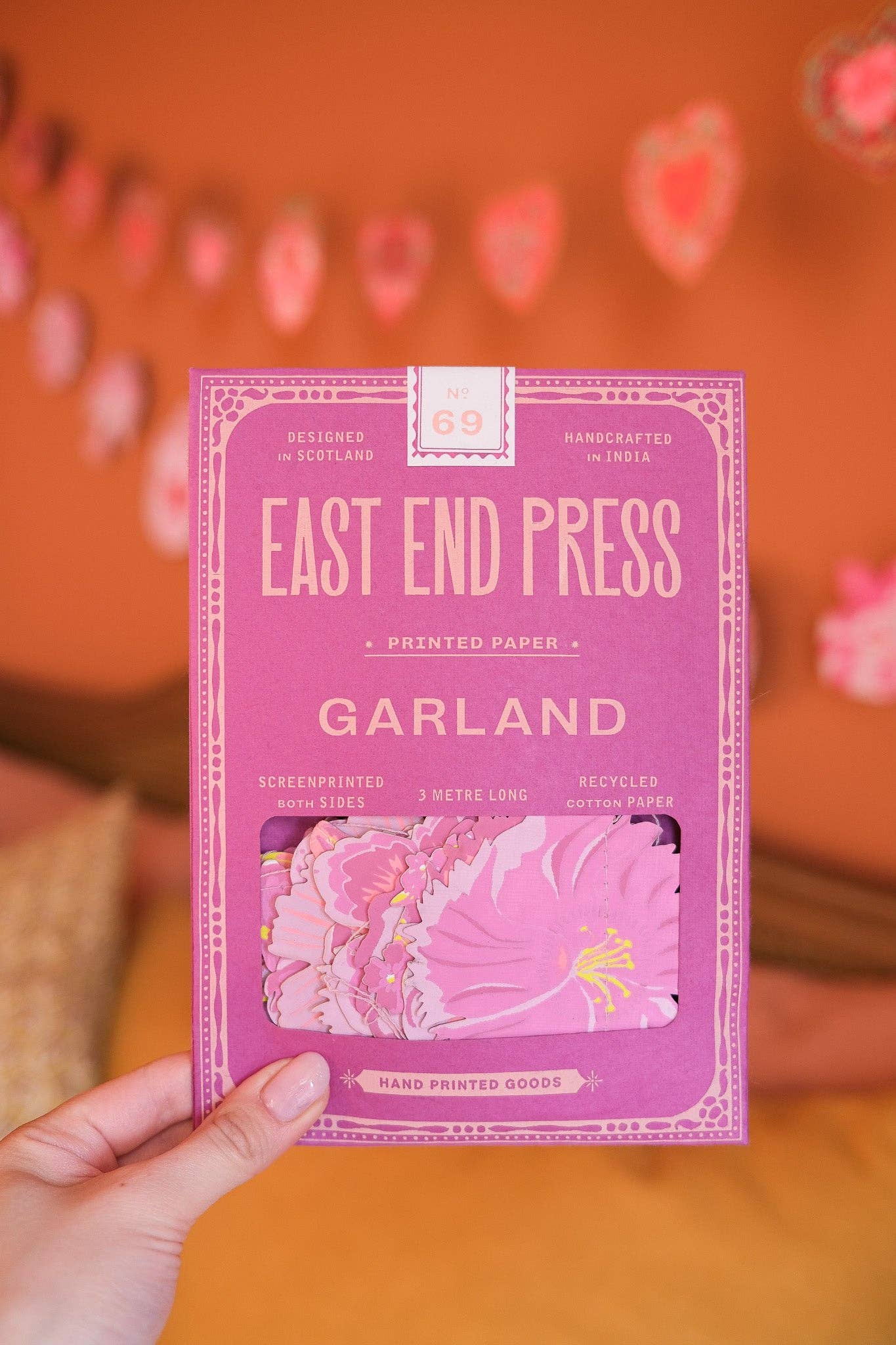 Spring Garden Sewn Garland - by East End Press