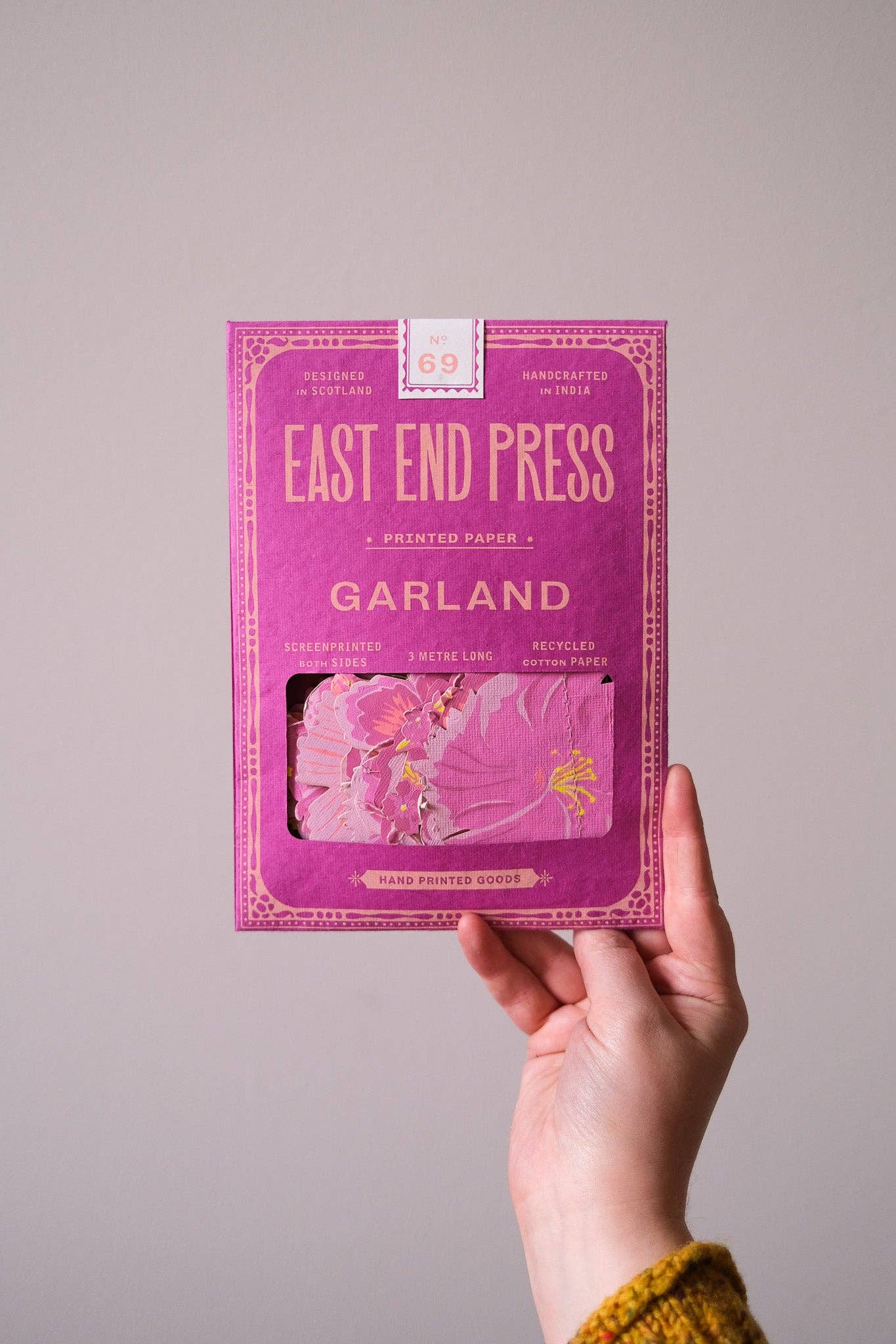 Spring Garden Sewn Garland - by East End Press