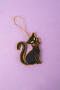 Daisy Snow - Fancy Black Cat Decoration (Virgin Plastic Free)