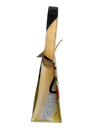 Kelly Upcycled Hand Bag Yellow - by NUKAK