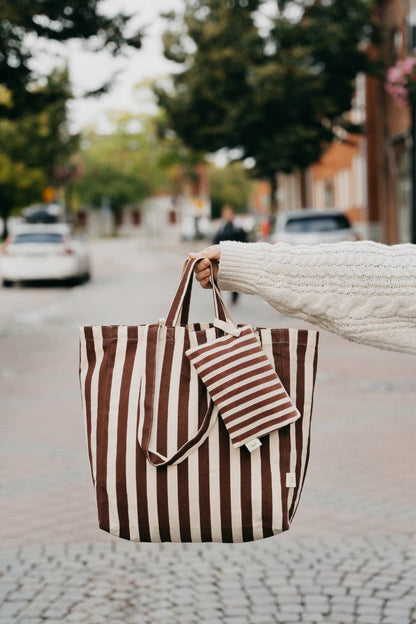 Organic Cotton Tote - Stripes - by OMOM