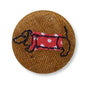 Pretty Dachshund Brooch - by Poppy Treffry
