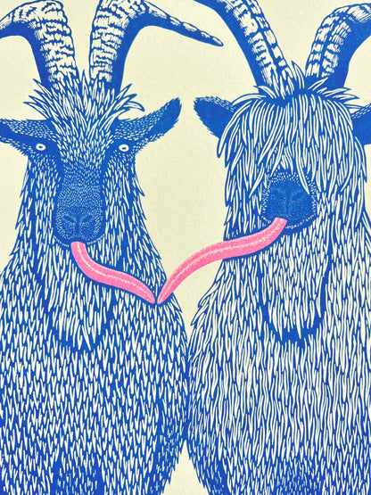 Silly Billies - A3 Size Print - by Strangford