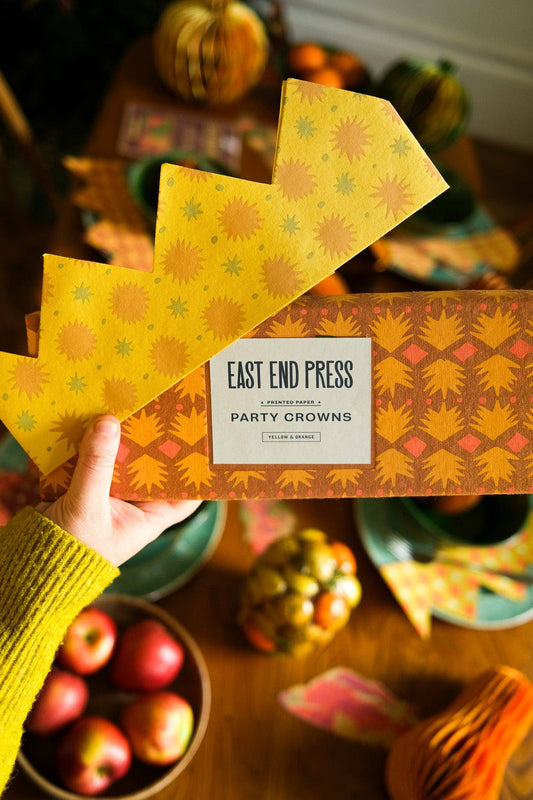 Yellow Paper Crowns - by East End Press