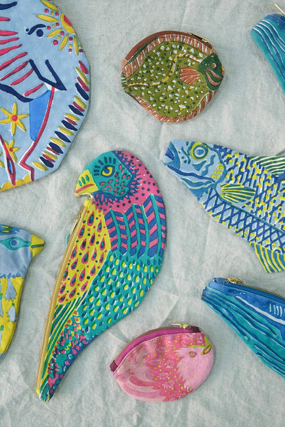Parrot Fabric Case - by East End Press