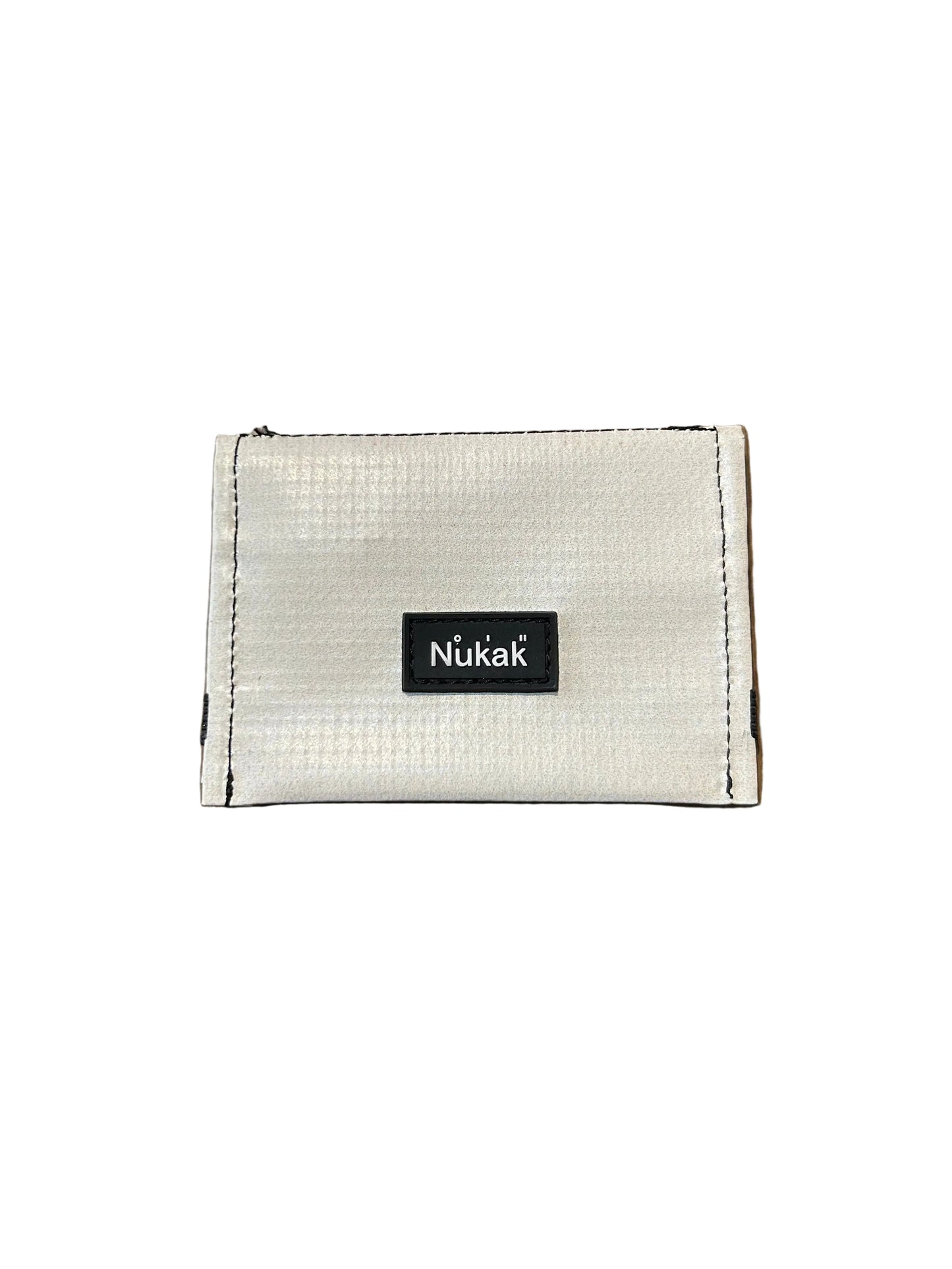 Micro Bann Upcycled Card Holder Cream- by NUKAK