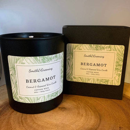 Bergamot Aromatherapy Candle: Small - by Smith & Greening