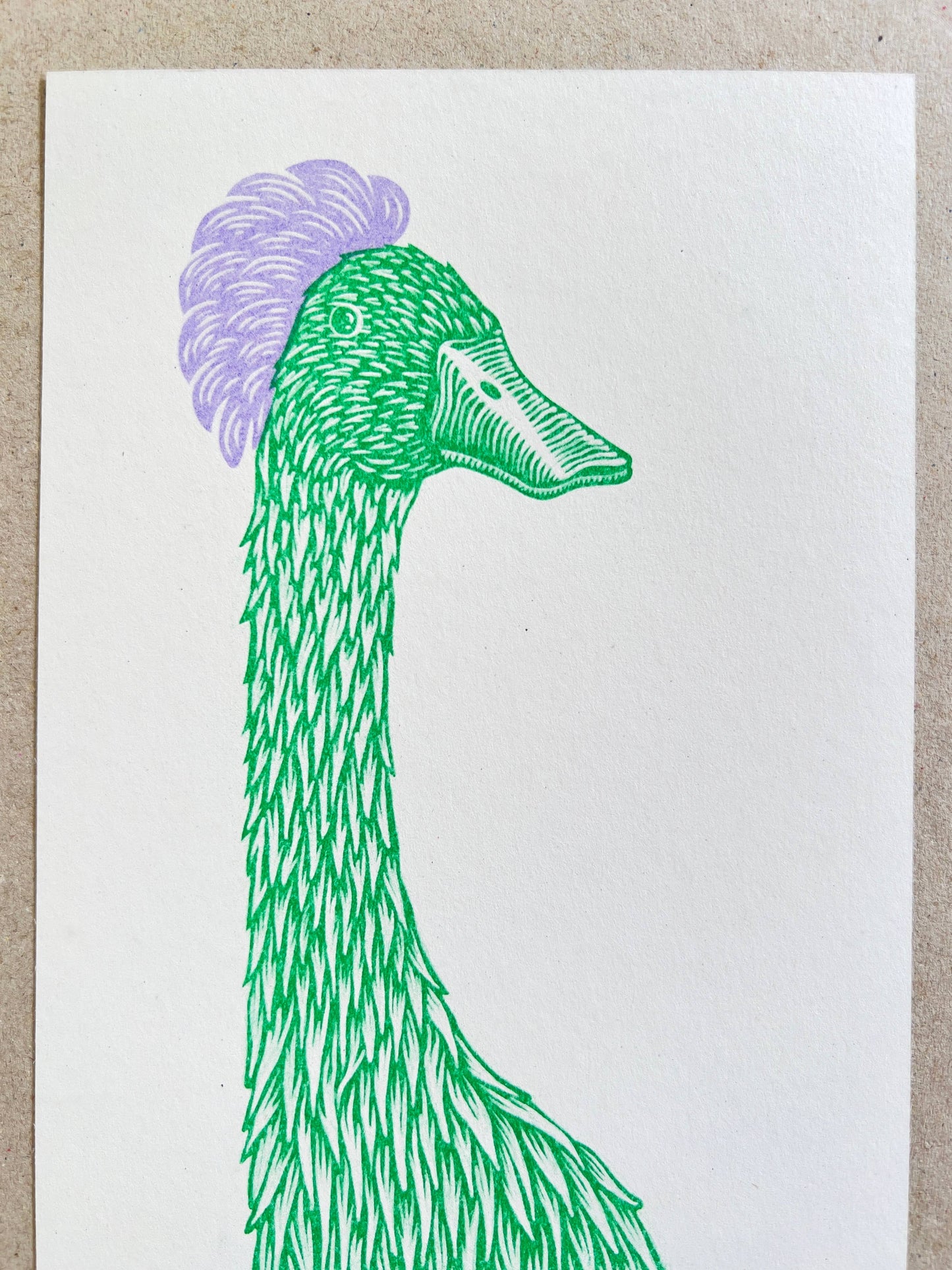 Duck Duck Mousse - Print - by Strangford