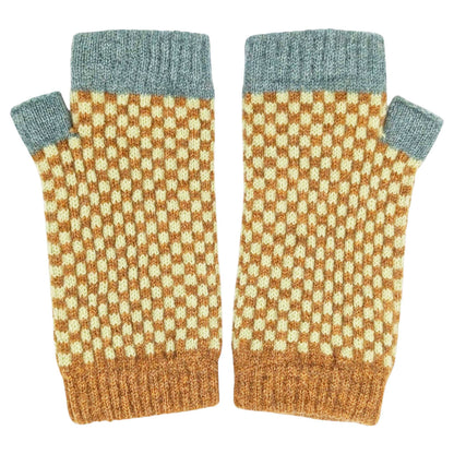 Women's Lambswool Wrist Warmers - by Catherine Tough
