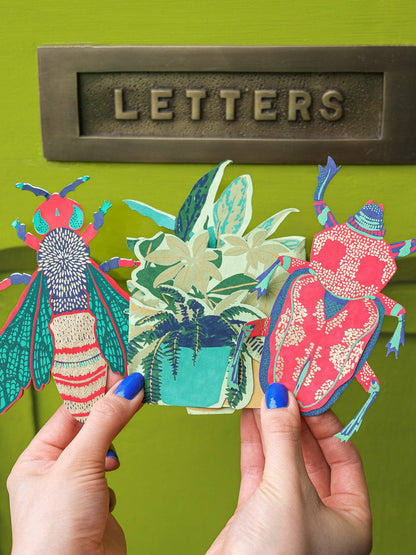 Wasp Greeting Card - by East End Press