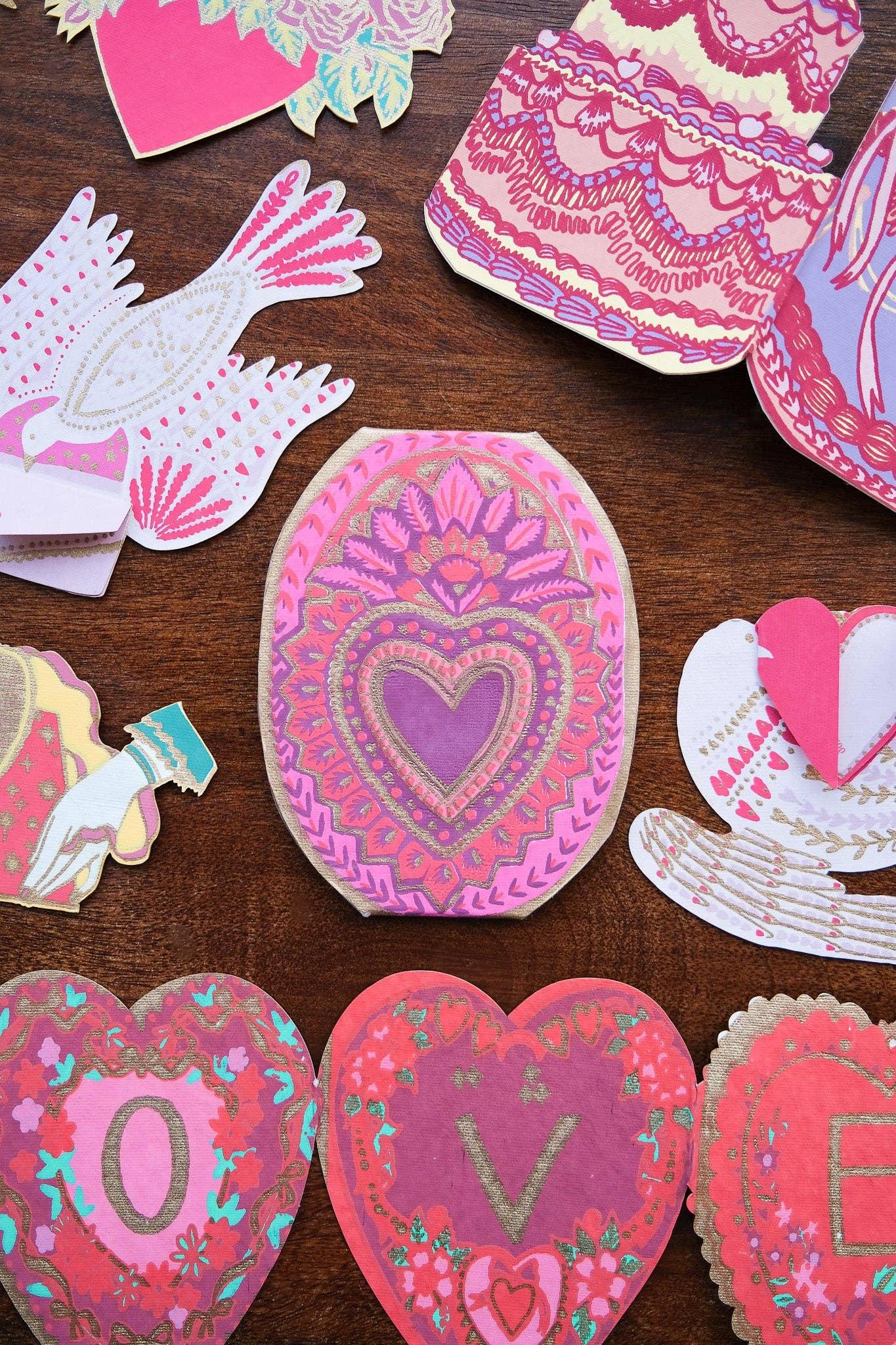 Heart of Feathers Greeting Card - by East End Press