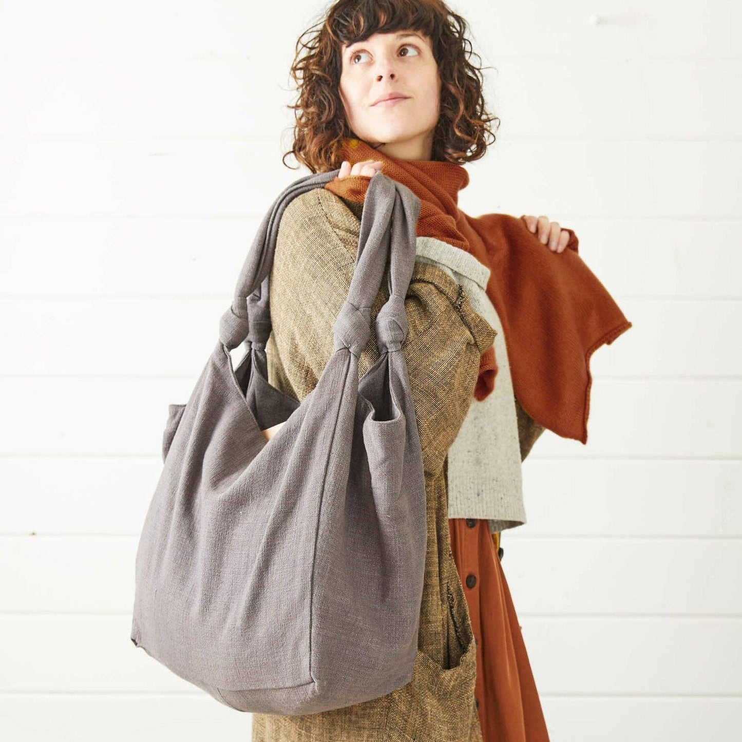 AURA QUE - JOGI Vegan Cotton Everyday Shoulder Bag