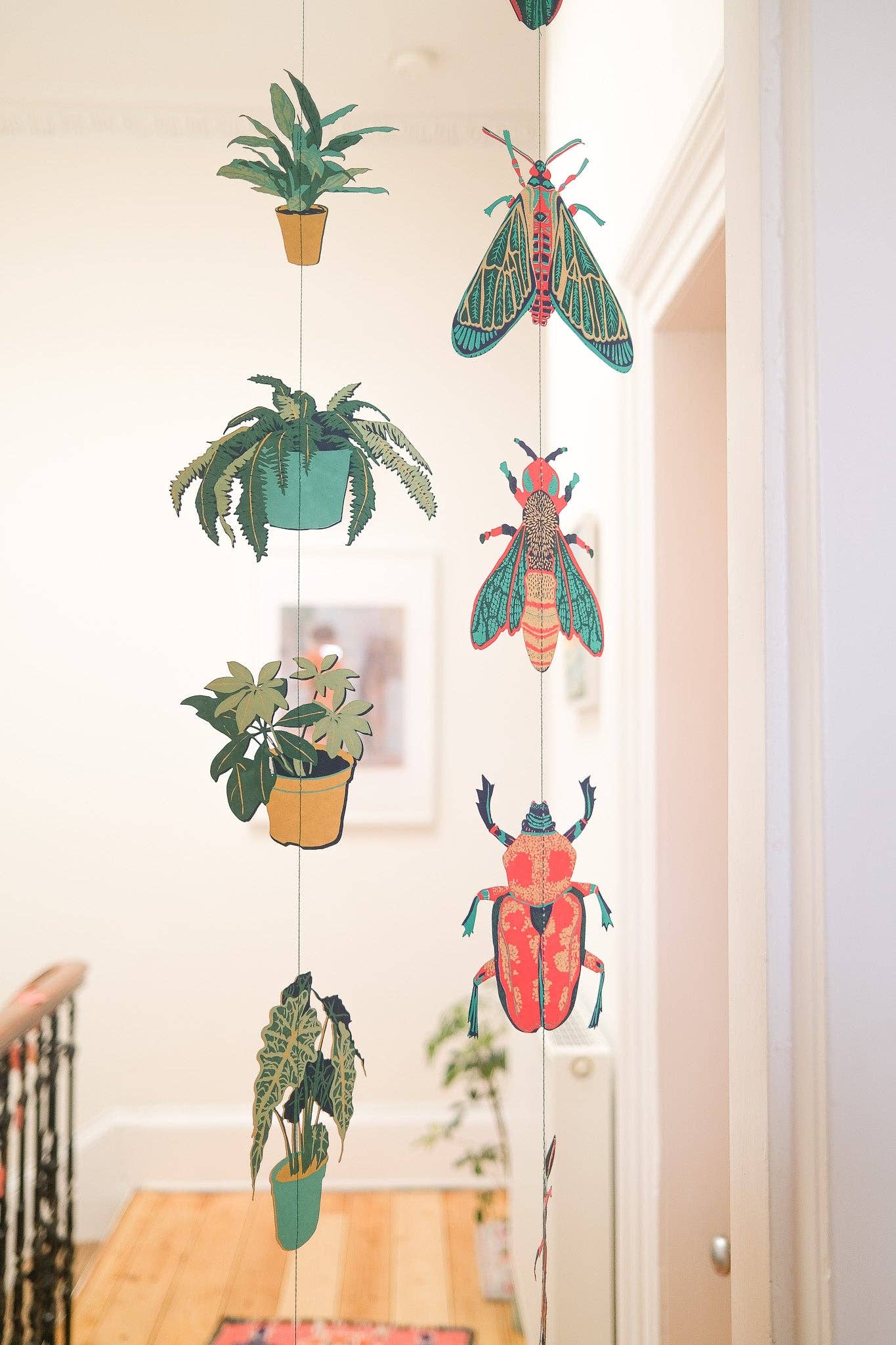 Insects Vertical Wall Hanging - by East End Press