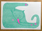 'Wet Ass Penelope' - A3 Riso Print - by Strangford