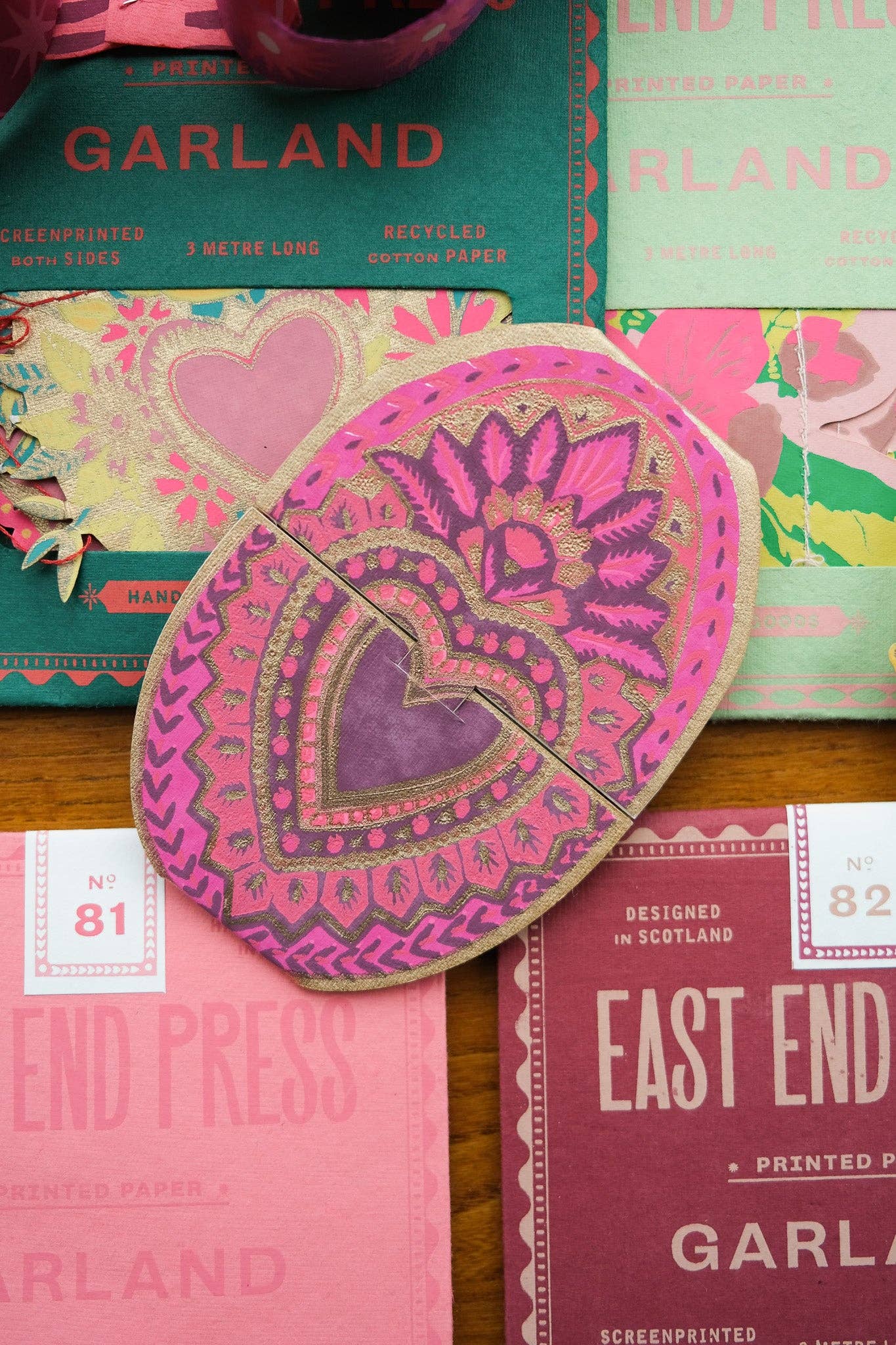 Heart of Feathers Greeting Card - by East End Press
