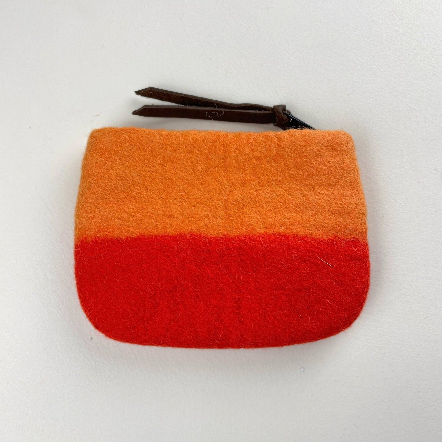 AURA QUE - LILA Two Tone Felt Purse