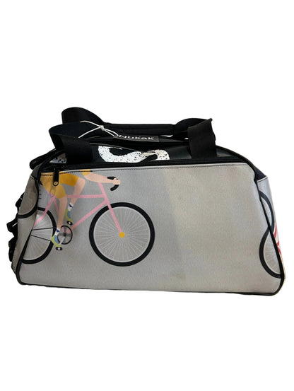 Check Upcycled Travel Bag- by NUKAK