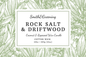 Rock Salt & Driftwood Candle: Large - by Smith & Greening
