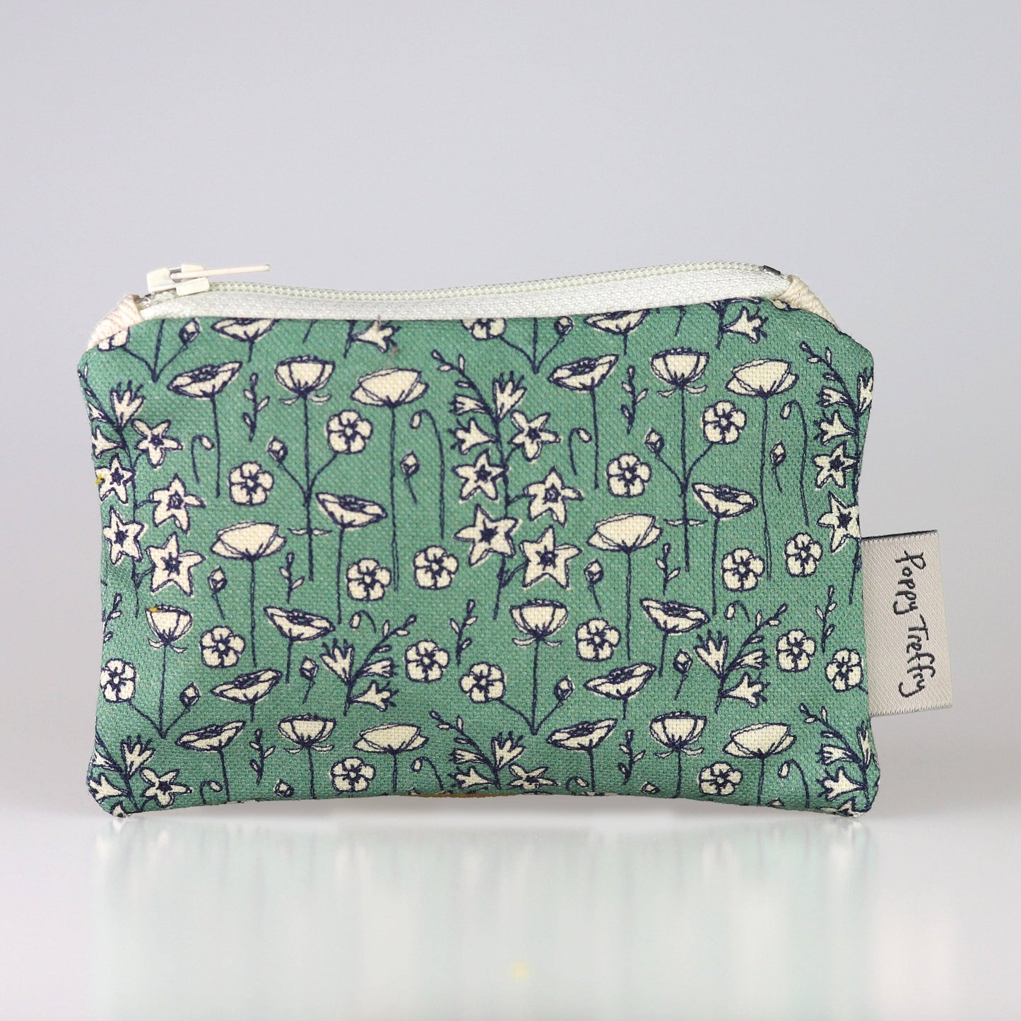 Meadow Flowers Small Coin Purse- by Poppy Treffry