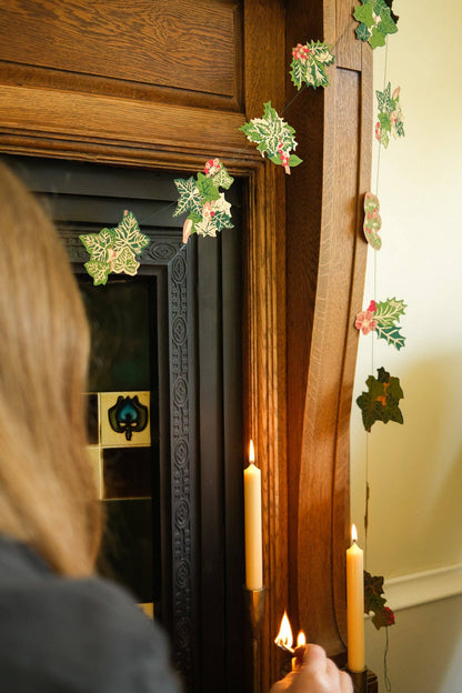 East End Press - UK/EU: Holly and Ivy Sewn Garland