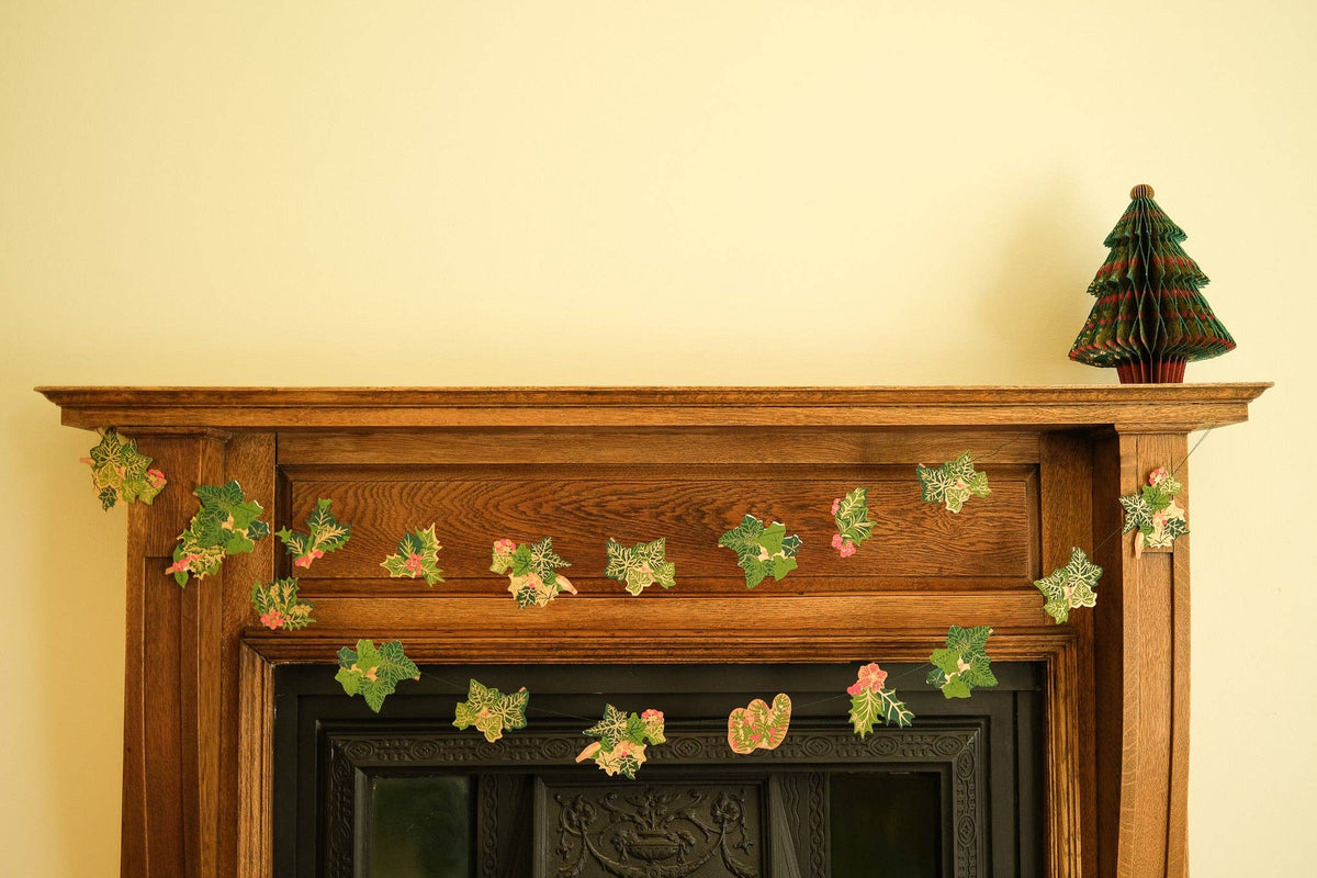 East End Press - UK/EU: Holly and Ivy Sewn Garland